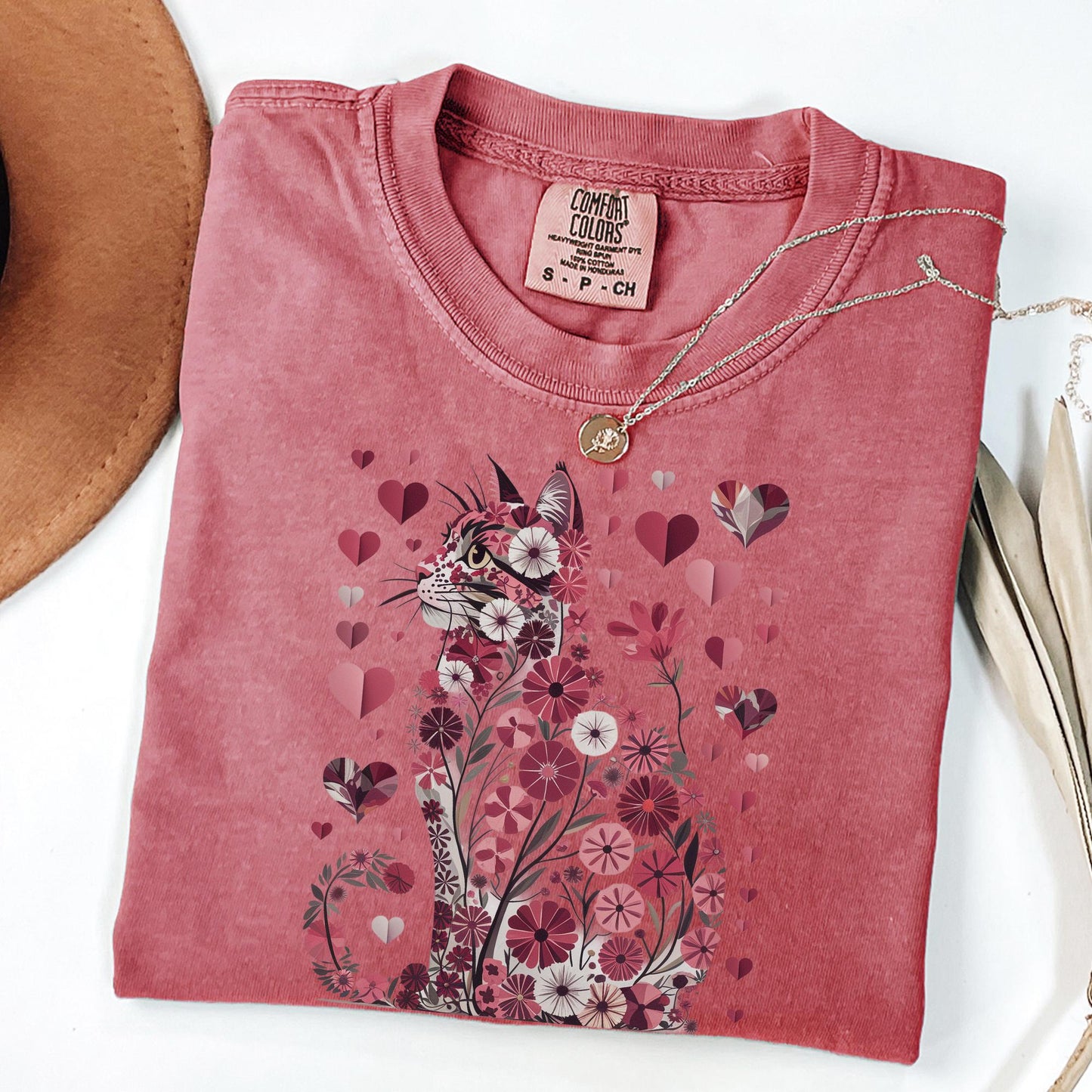 Floral Cat Bouquet Tee