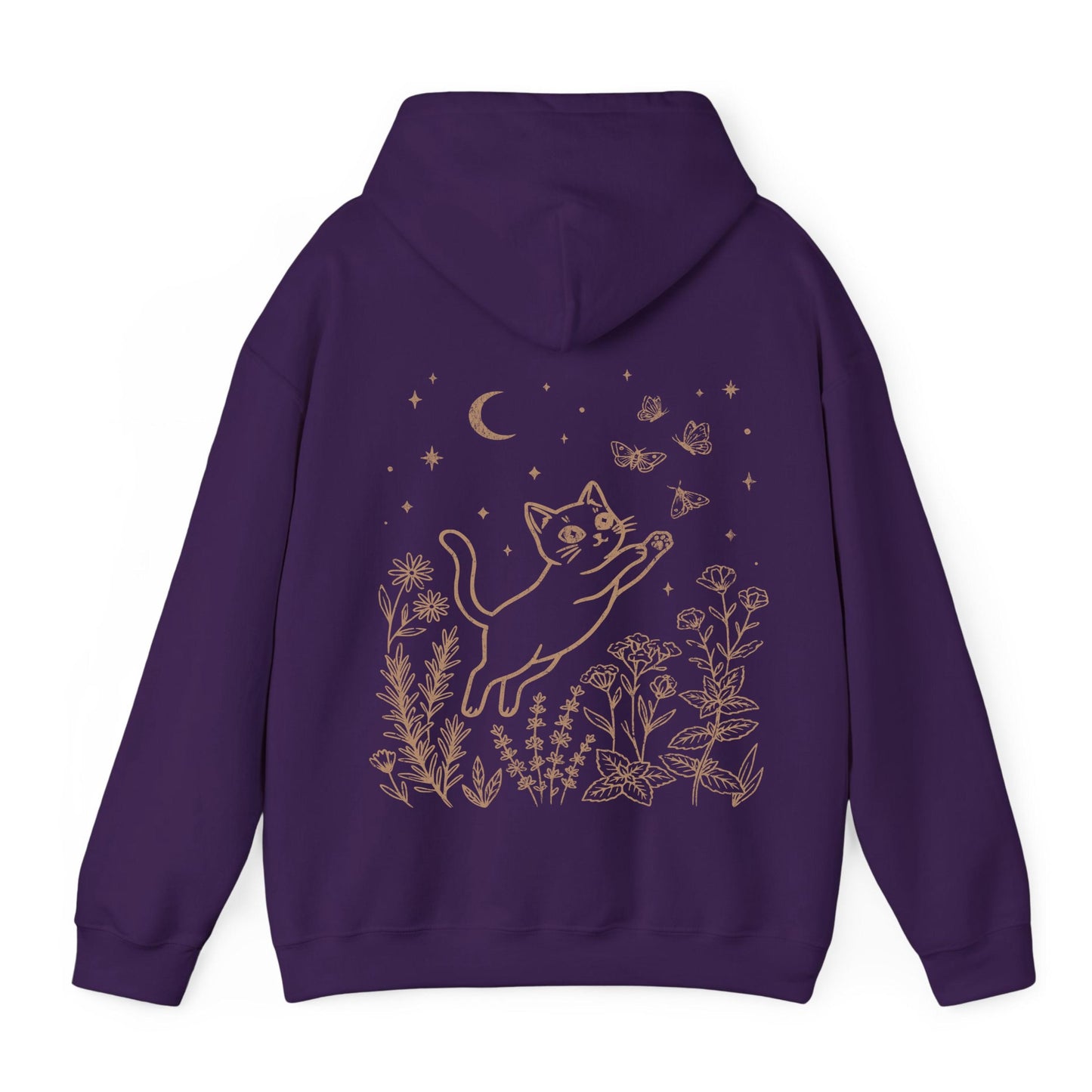 Cat Chasing Butterflies Hoodie