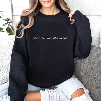 Rather Be Home Cat Sweater