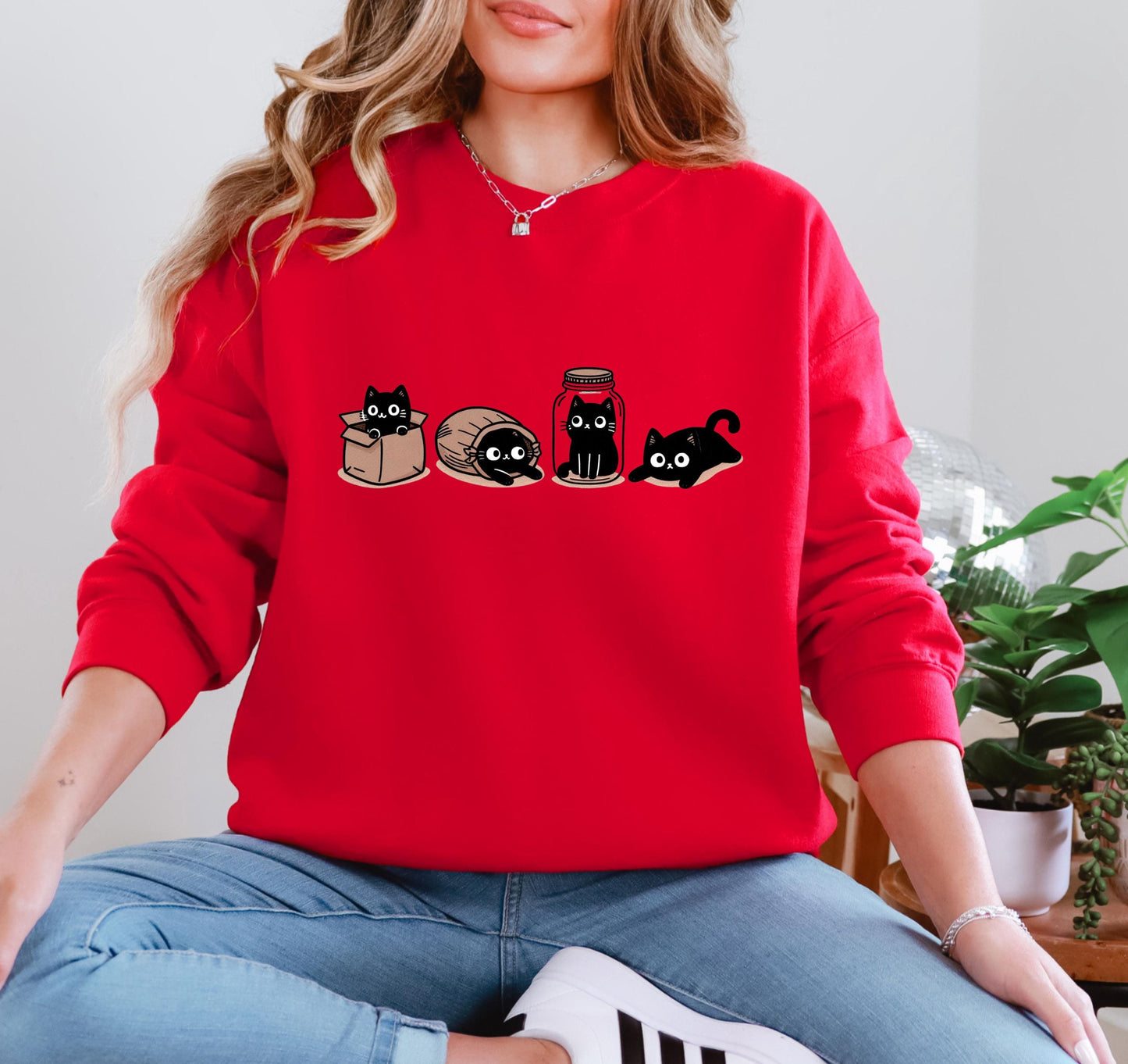 Four Mood Cats Sweatshirt