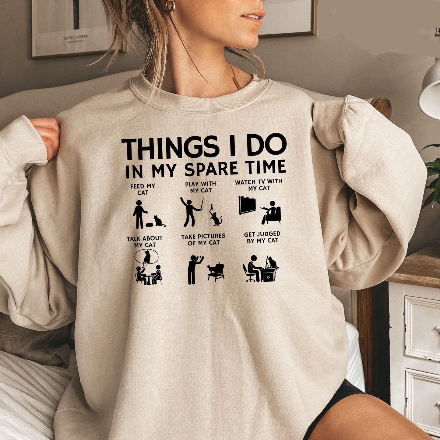 Spare Time Cat Sweater