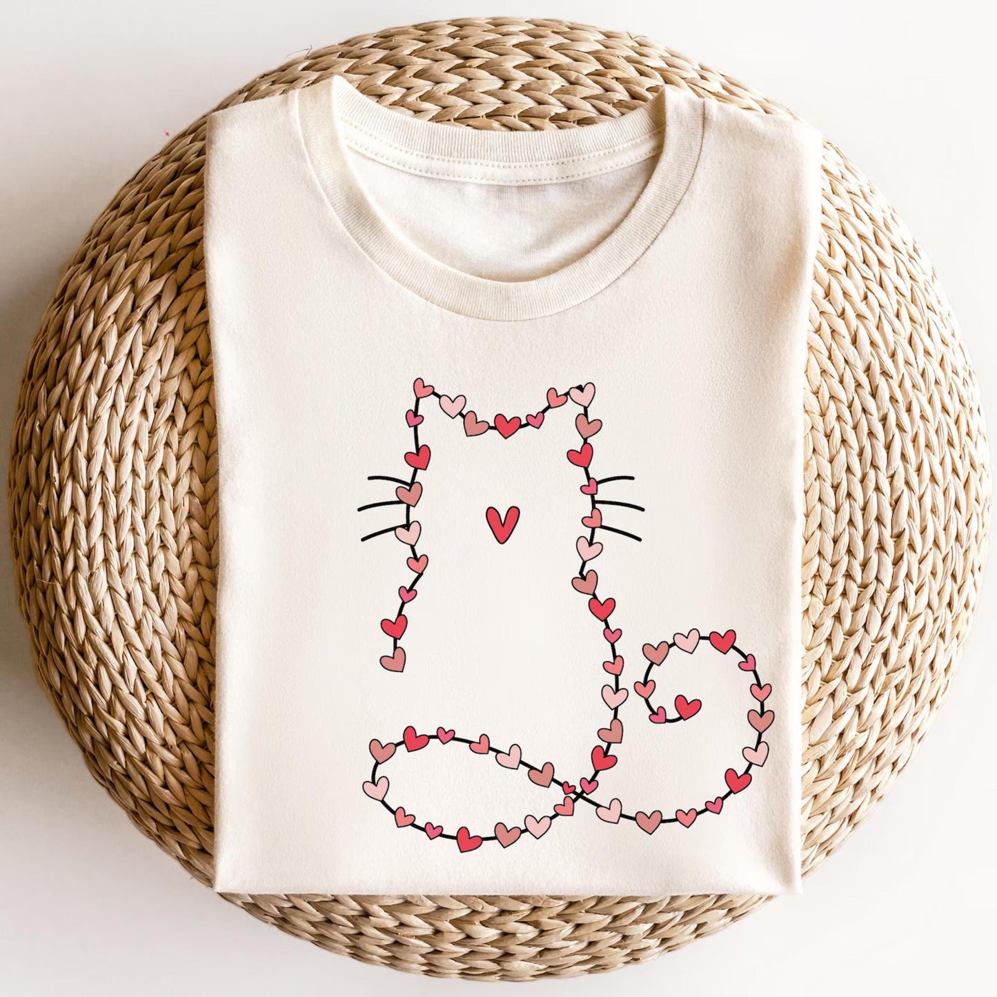 Cat Valentine Heart Shirt