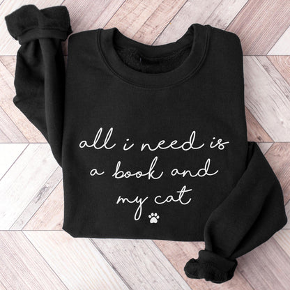 Book & My Cat Sweater