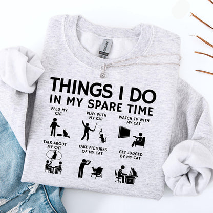 Spare Time Cat Sweater