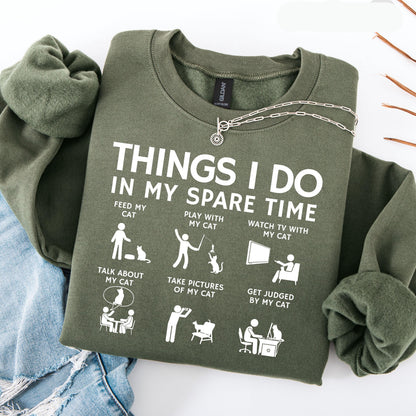 Spare Time Cat Sweater