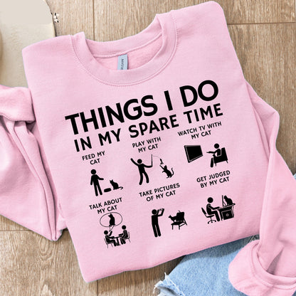 Spare Time Cat Sweater
