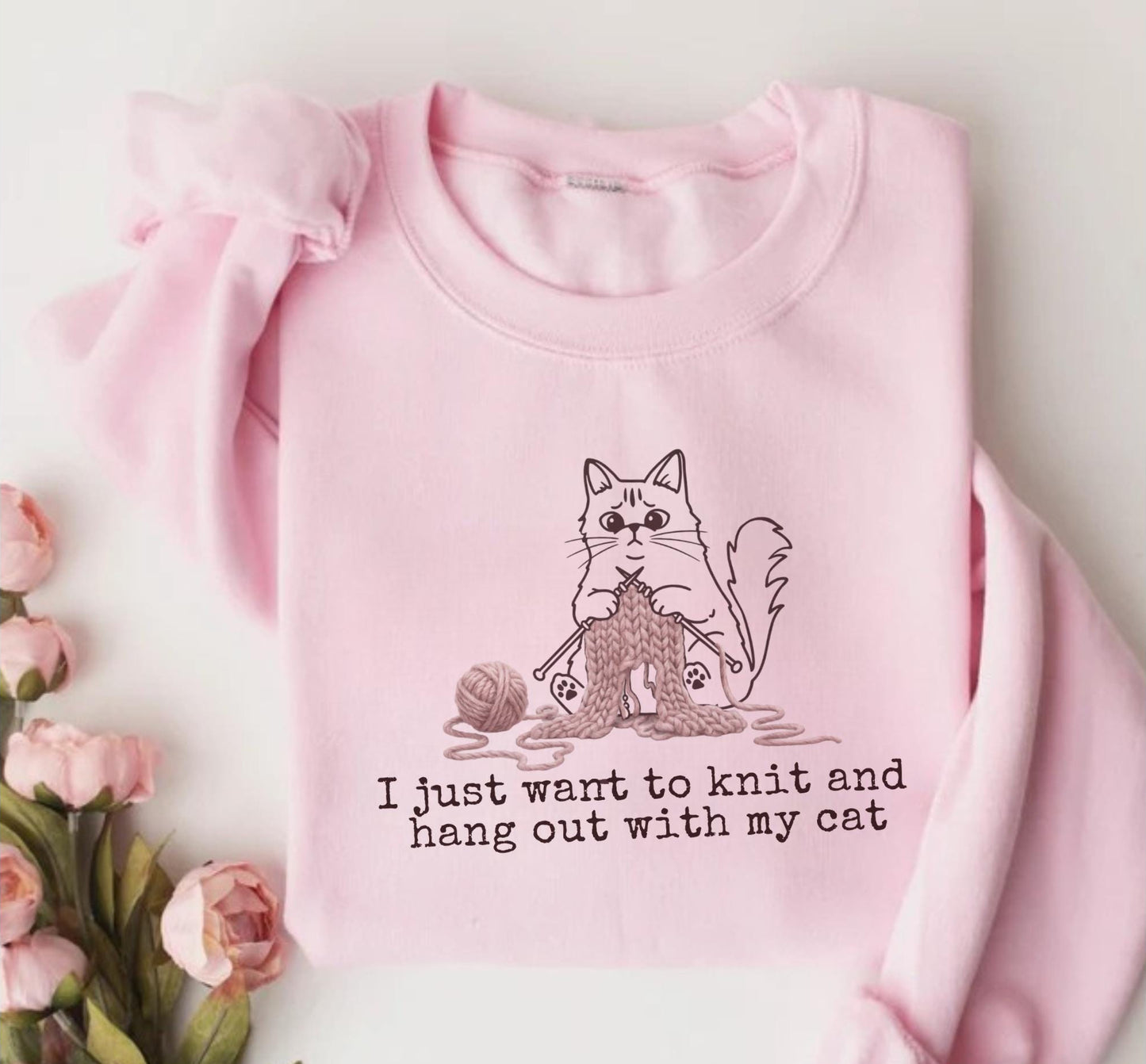 Katzen Mama Sweater V
