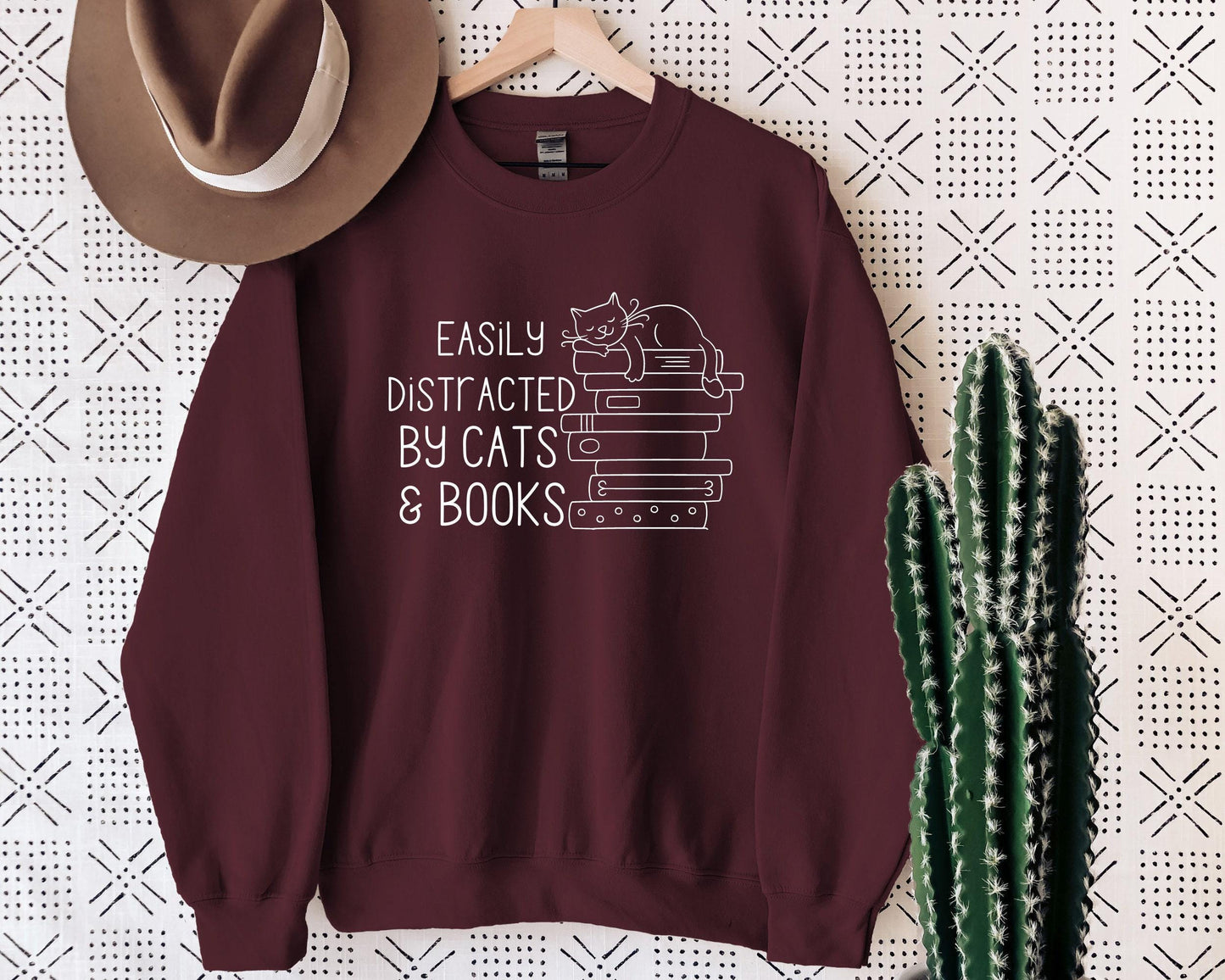 Easily Distracted By Cats Sweater V8