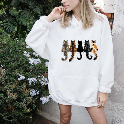 Five Cats Hoodie