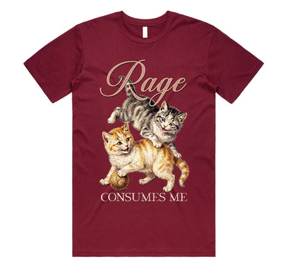 Rage Consumes Me Cat Shirt