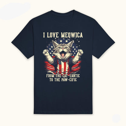 4th of July Cat T-Shirt