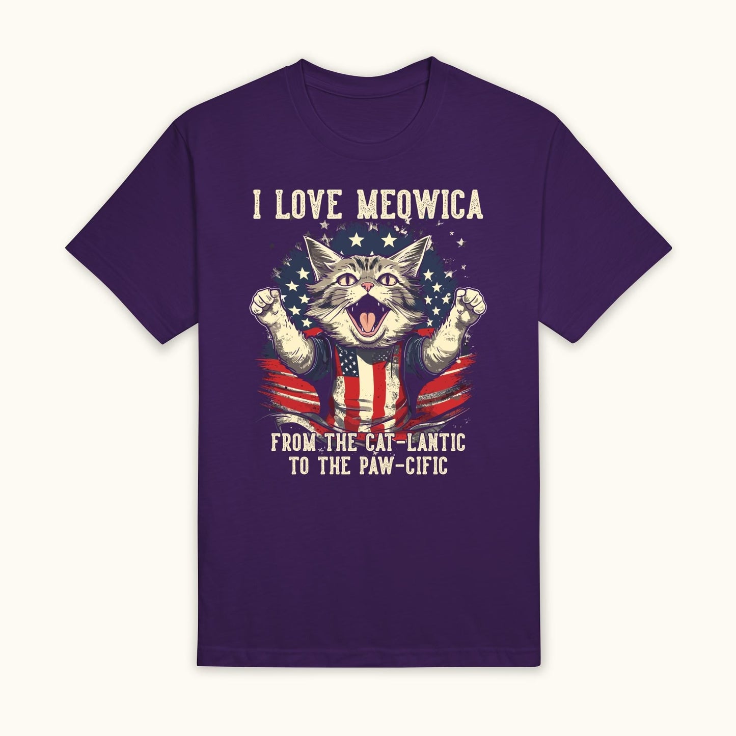 4th of July Cat T-Shirt