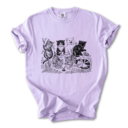 Cats 90s Vintage Style Tee V2