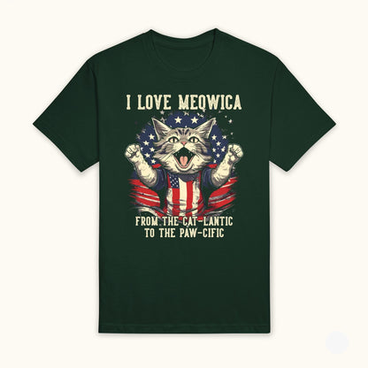 4th of July Cat T-Shirt