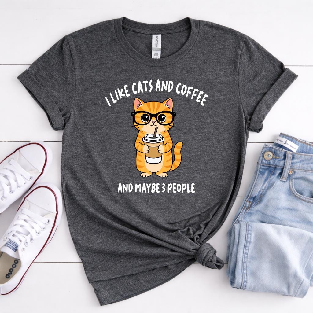 I Like Cats and Coffee Shirt V2