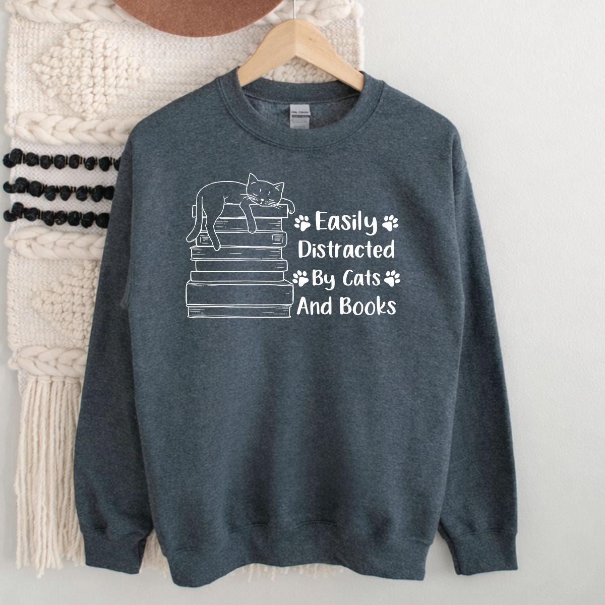 Easily Distracted By Cats Sweater V7