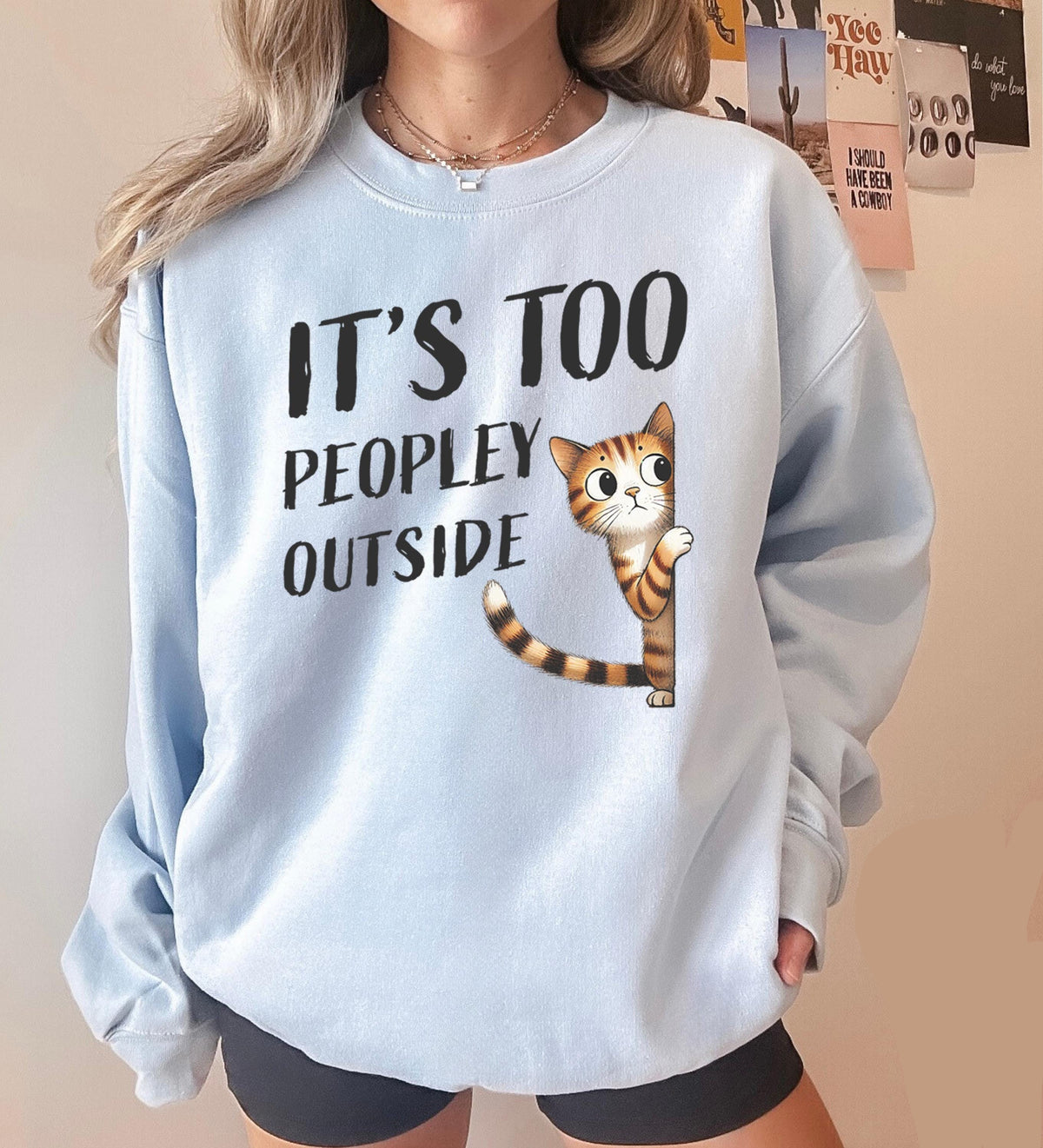 Anti Social Cat Sweatshirt