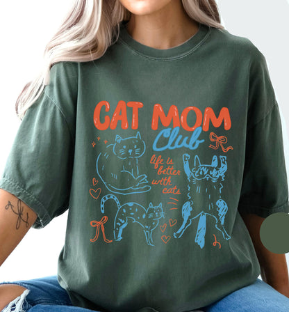 Our Cat Mom Club Tee V2