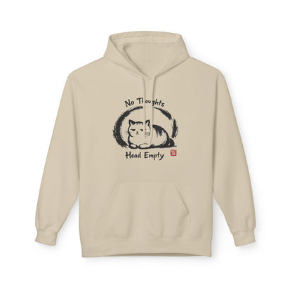 Empty Cat No Thoughts Hoodie
