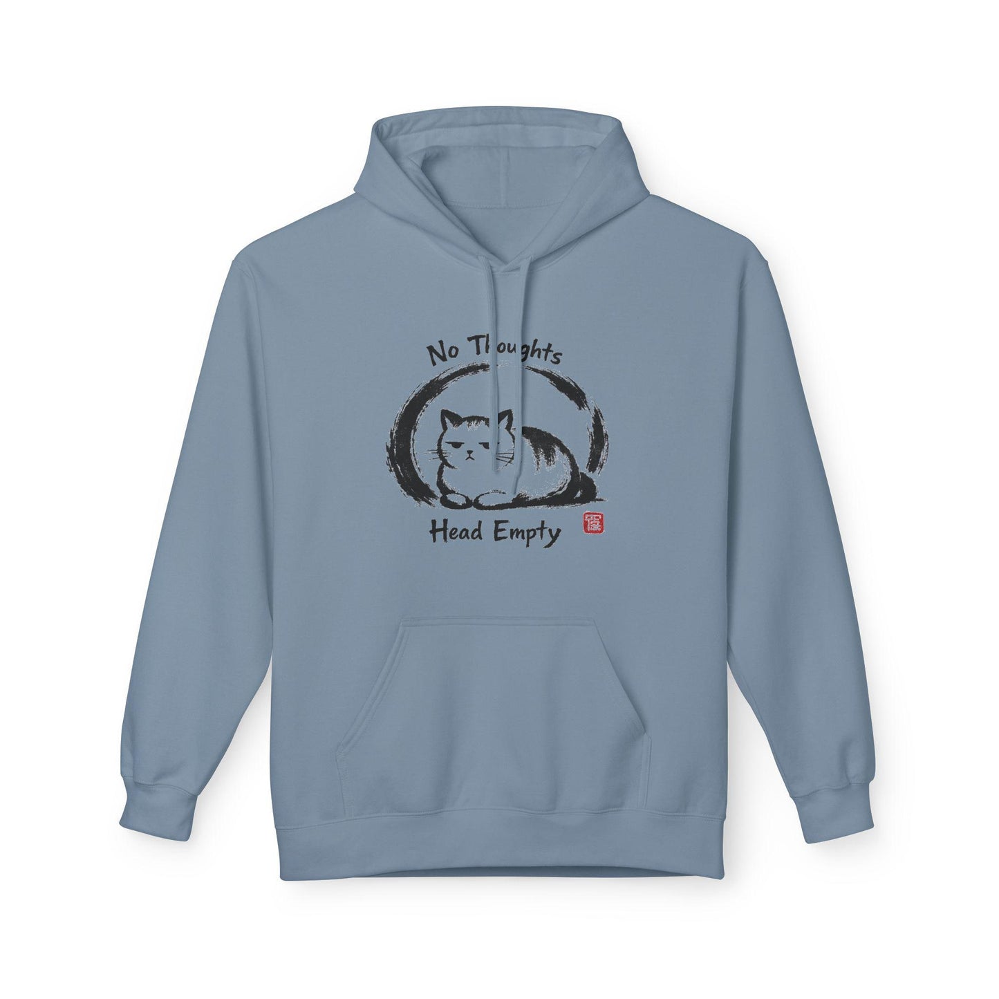 Empty Cat No Thoughts Hoodie