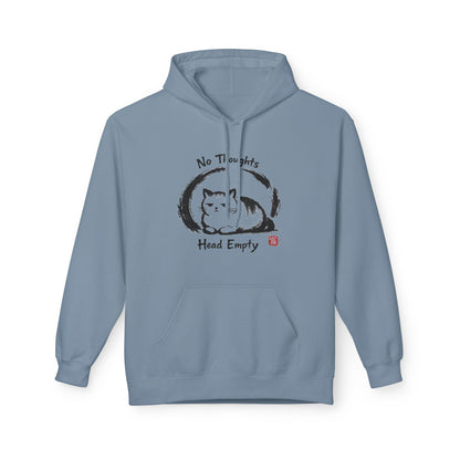 Empty Cat No Thoughts Hoodie