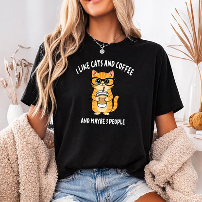 I Like Cats and Coffee Shirt V2