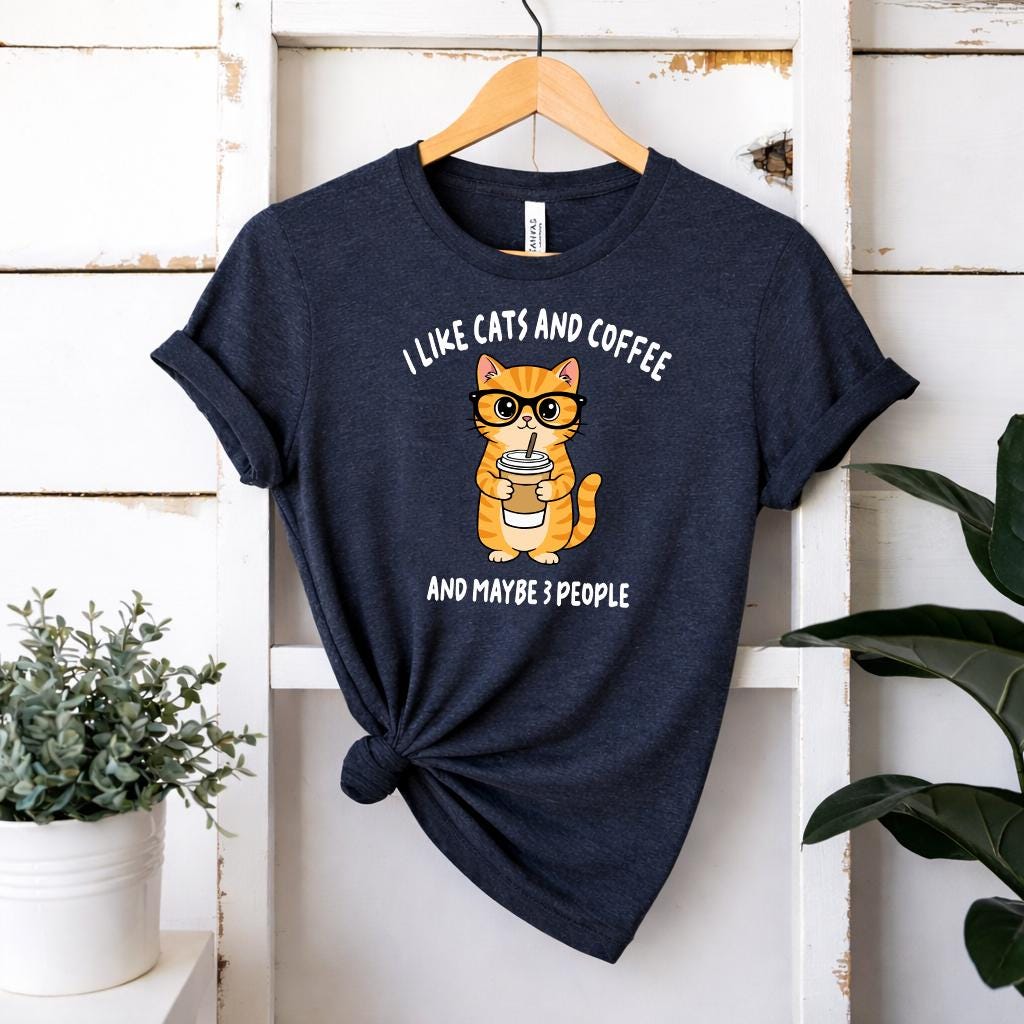 I Like Cats and Coffee Shirt V2