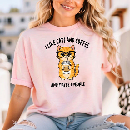 I Like Cats and Coffee Shirt V2