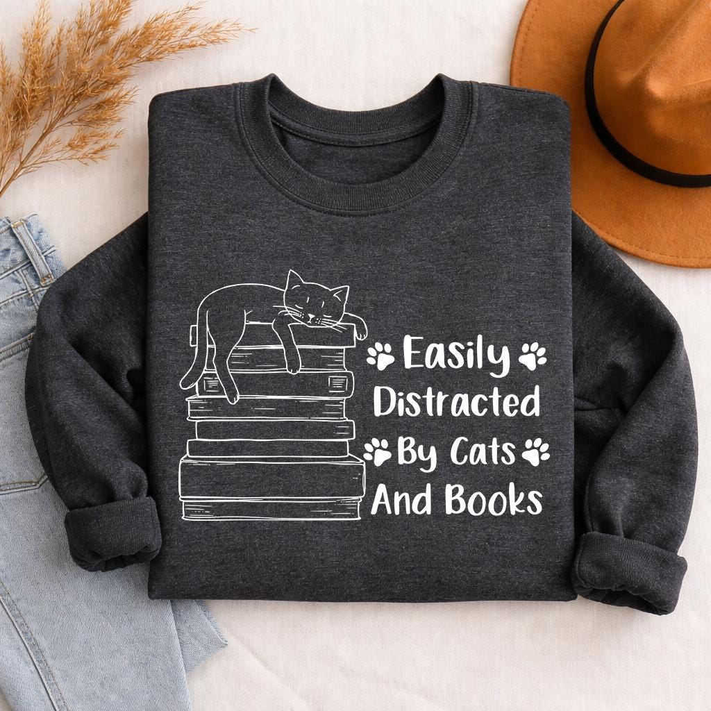 Easily Distracted By Cats Sweater V7