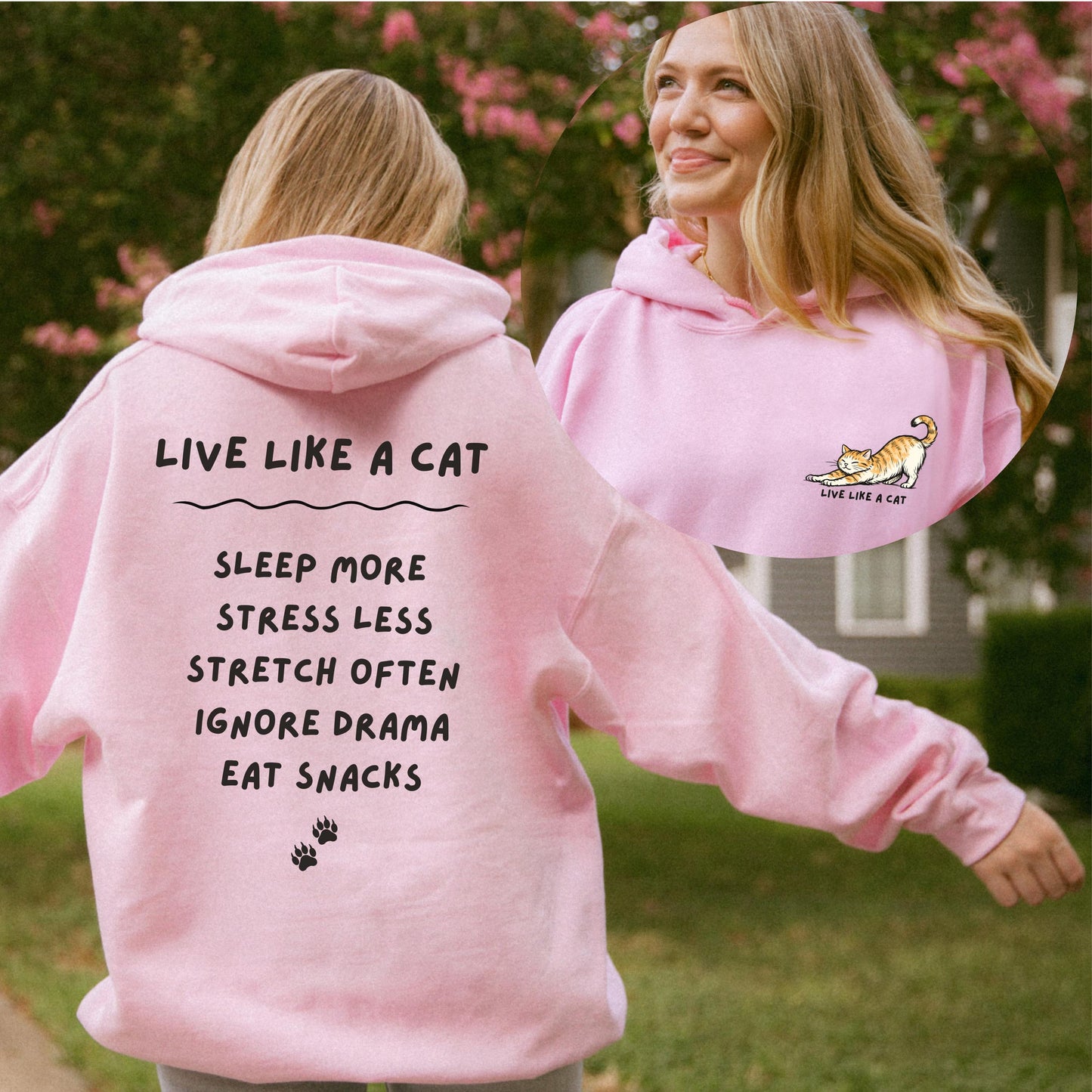 Live Like a Cat Hoodie