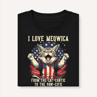 4th of July Cat T-Shirt