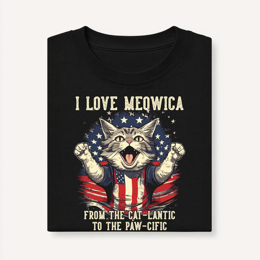 4th of July Cat T-Shirt