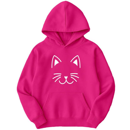 Cat Graphic Kids Hoodie