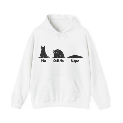 No Still No Nope Cat Hoodie