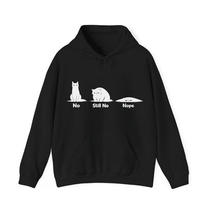 No Still No Nope Cat Hoodie