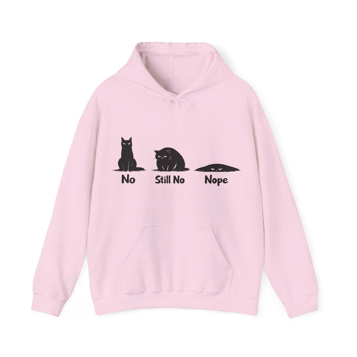 No Still No Nope Cat Hoodie