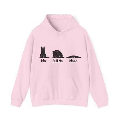 No Still No Nope Cat Hoodie