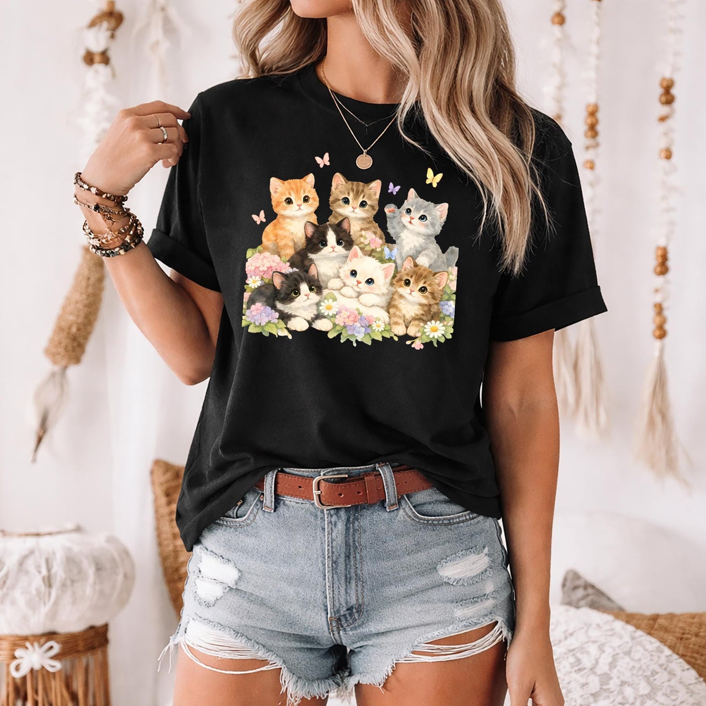Cute Kitten Graphic Shirt