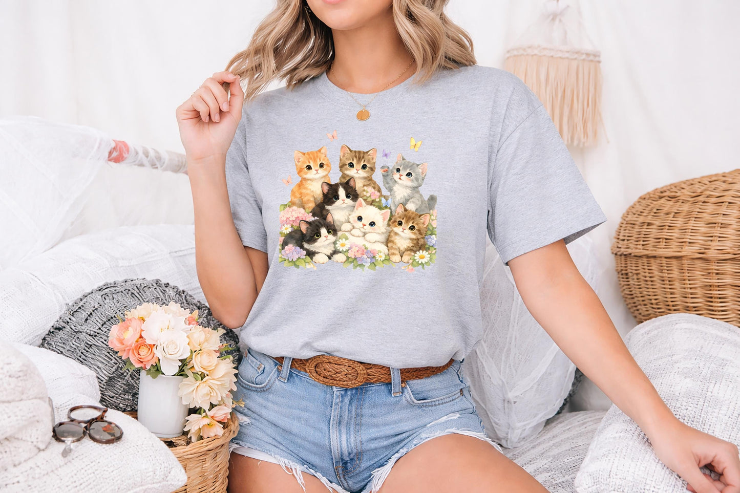 Cute Kitten Graphic Shirt