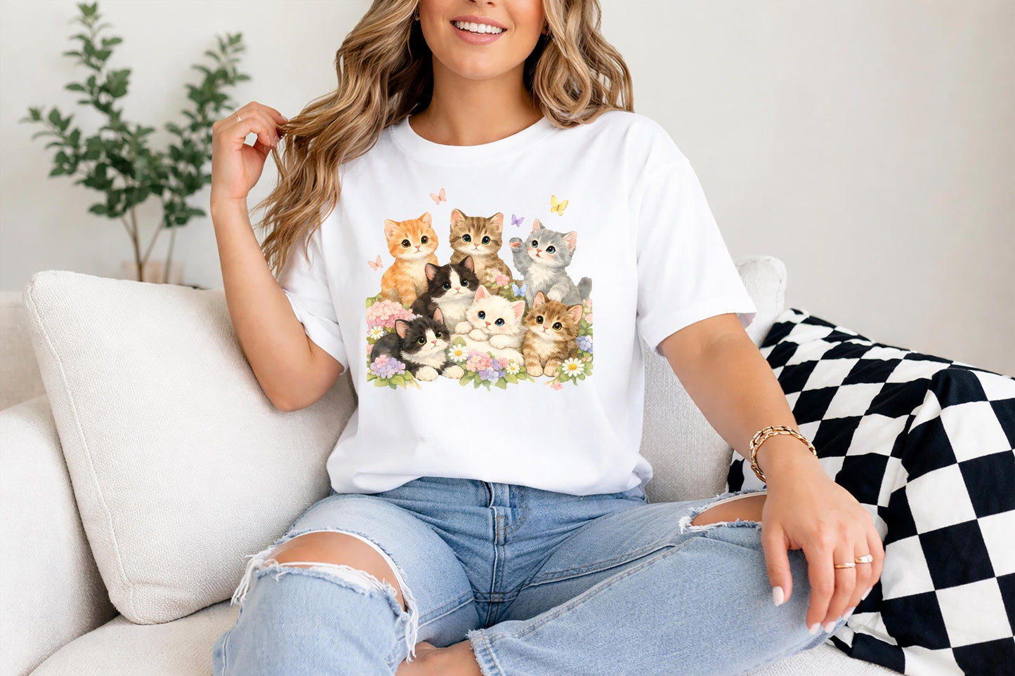 Cute Kitten Graphic Shirt