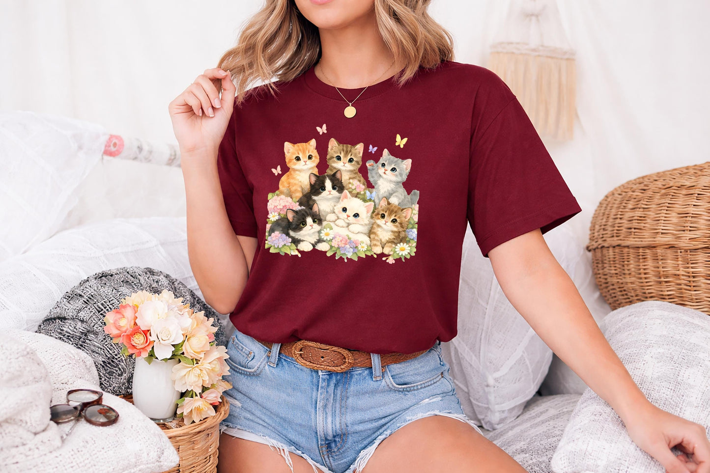 Cute Kitten Graphic Shirt