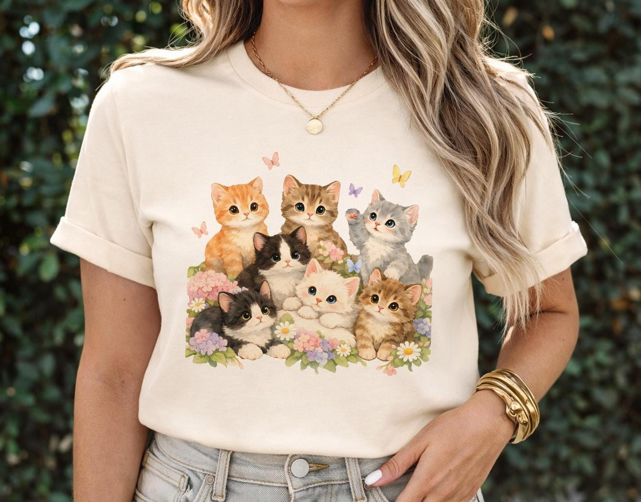 Cute Kitten Graphic Shirt