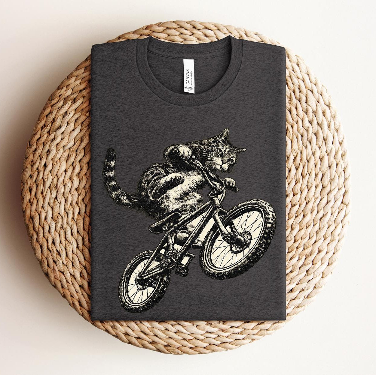Cat Riding Bicycle Shirt
