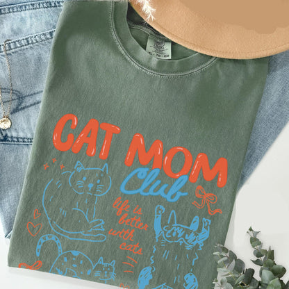 Our Cat Mom Club Tee V2