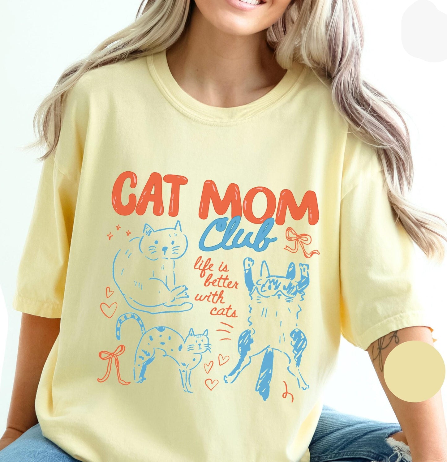 Our Cat Mom Club Tee V2