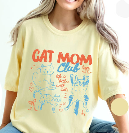 Our Cat Mom Club Tee V2