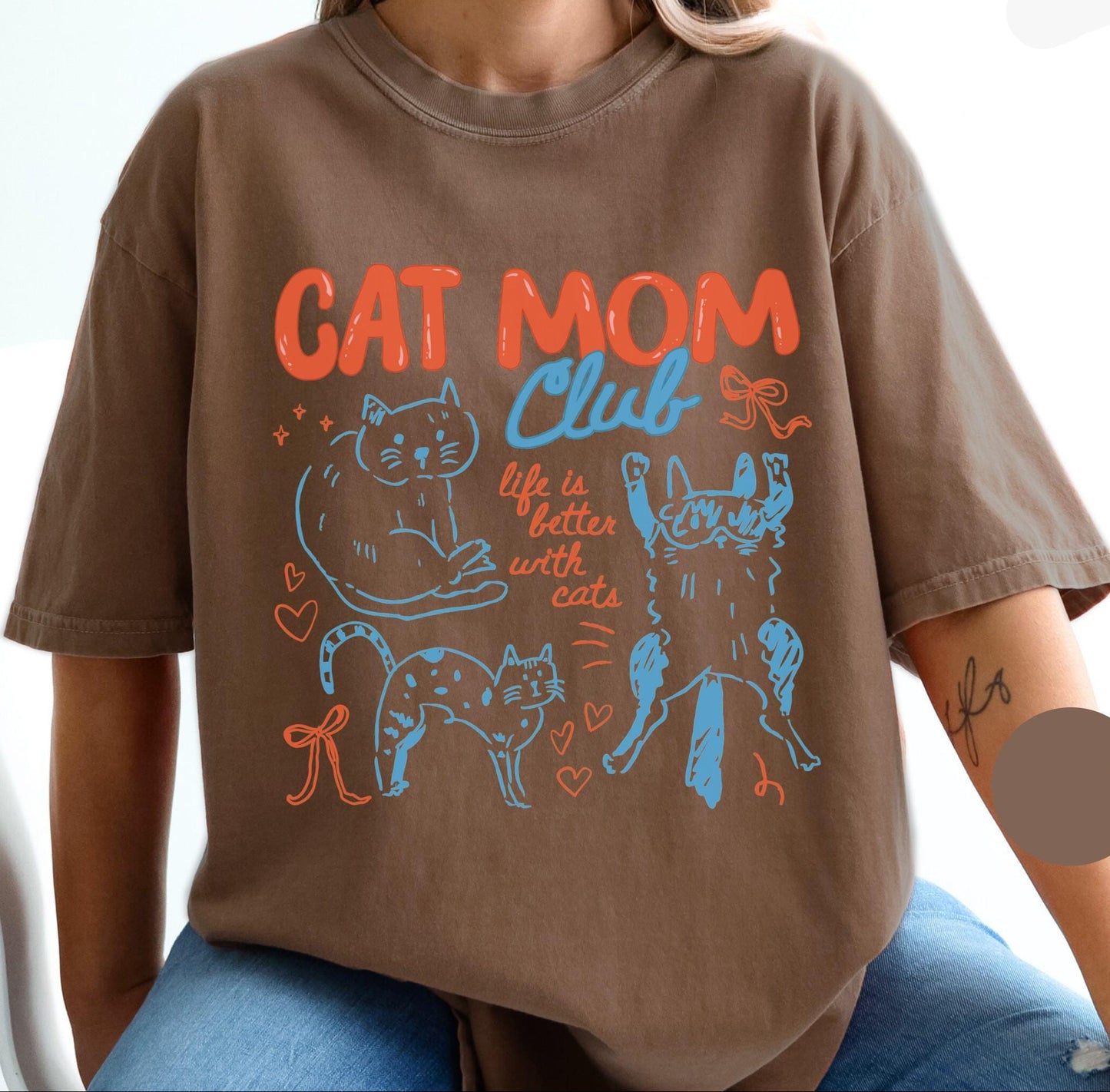 Our Cat Mom Club Tee V2