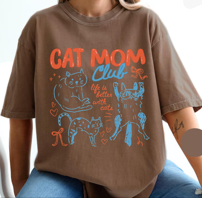 Our Cat Mom Club Tee V2