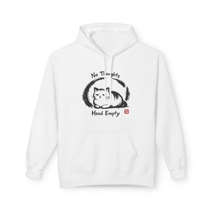 Empty Cat No Thoughts Hoodie