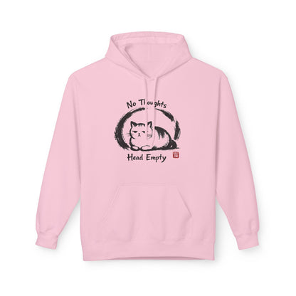 Empty Cat No Thoughts Hoodie
